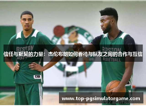 信任与默契的力量：杰伦布朗如何看待与队友之间的合作与互信
