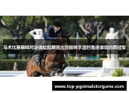 马术比赛巅峰对决谁能脱颖而出顶级骑手激烈角逐谁将问鼎冠军